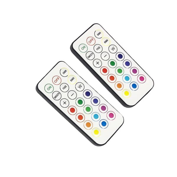 LED spotlights 13 färger dimmer fjärrkontroll 6-pack 351 6-Pack