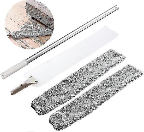 8 stk. dampmoppklutsett med nylon- og kobberbørster