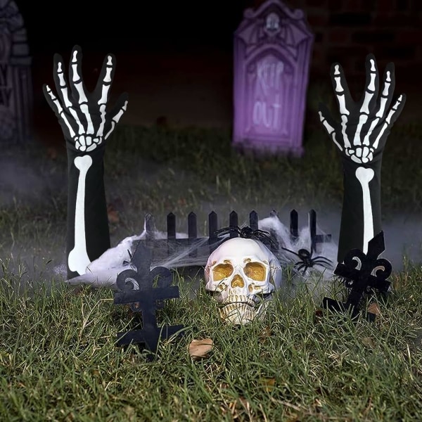 Halloween Skeleton Gloves Full Finger, Creative Skeleton Gloves Cosplay Halloween Gloves, Ghost Bone Gloves Halloween Cosplay Party