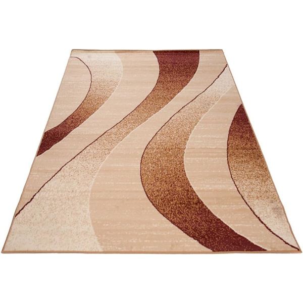 Mattan Vardagsrum Sovrum Modern Kort Lugg  Vågor Hållbar Matta Storlek - 80 x 120 cm (orange) orange