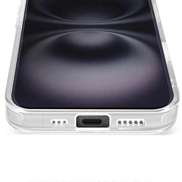 Case MagSafe til iPhone 16 Back Cristal Color, hvid white