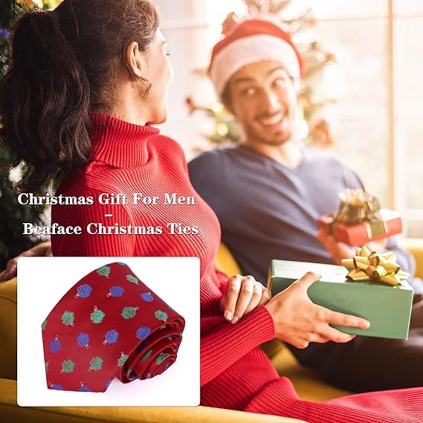 Julhalsdukar för män, sidenhalsdukar för män, julgranshalsdukar för män ball