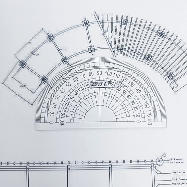 3 kpl kirkasta muovista geometrian kulmamittaria 180 asteen viivotin kulmamittarit 4 tuumaa kulman mittaamiseen matematiikan luokkahuone koulutoimisto opettajat