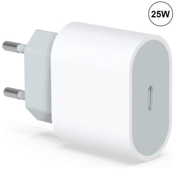20W USB-C Hurtiglader + 20W 1M USB-C til USB-C Kabel til iPhone 15 Pro Max - iPhone 15 Plus - iPhone 15 Pro - iPhone 15