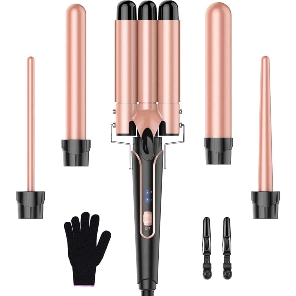 Curling Iron Set 5 in 1 Wave Iron - Curling Rautat