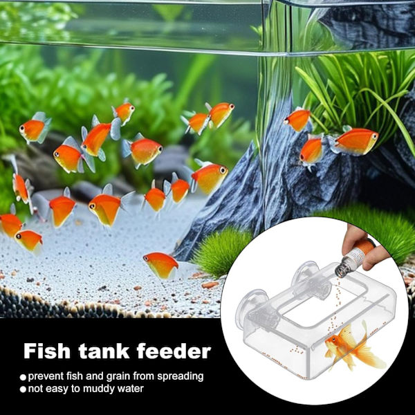 Fast Anti-Drift Fiskefoder - Fiskefoderautomat - Fiskefoderautomater til fodring af flydende eller skællende foder, men ikke egnet til fodring af perkussivt foder