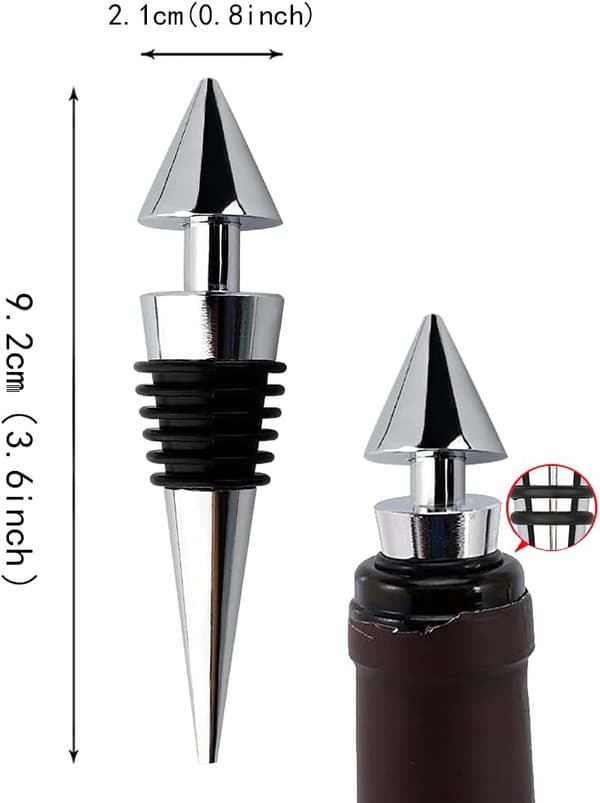 3 stk flaskestopper for vin, champagne og ølsamling