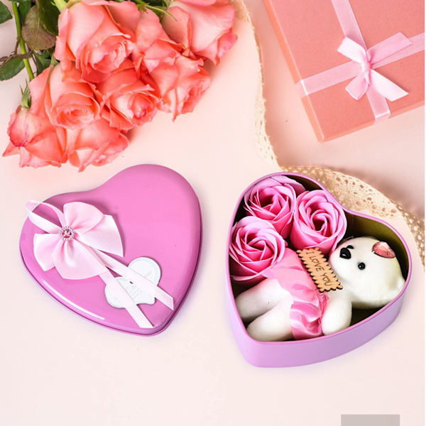 Dukkebuket Dukkebuket Piger Fødselsdagsgave Valentinsdagsgave til kæreste Pink