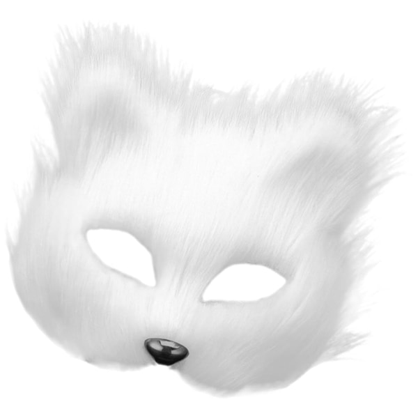 Fox Mask -tanssijuhlat suosivat Mardi Gras -naamiota askartelunaamio Naamio Halloween-naamio Rekvisiitta Therian Wolf Mask Furry Mask Eläinnaamio Cosplay
