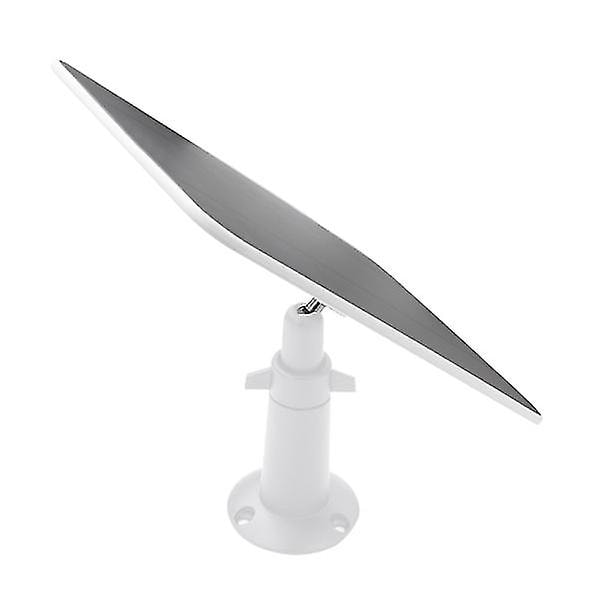 Solcellepanel 4W for Eufy Eufycam 2/2 Pro/2C/2C Pro/E Veggfeste med 3m strømkabel hvit 1stk