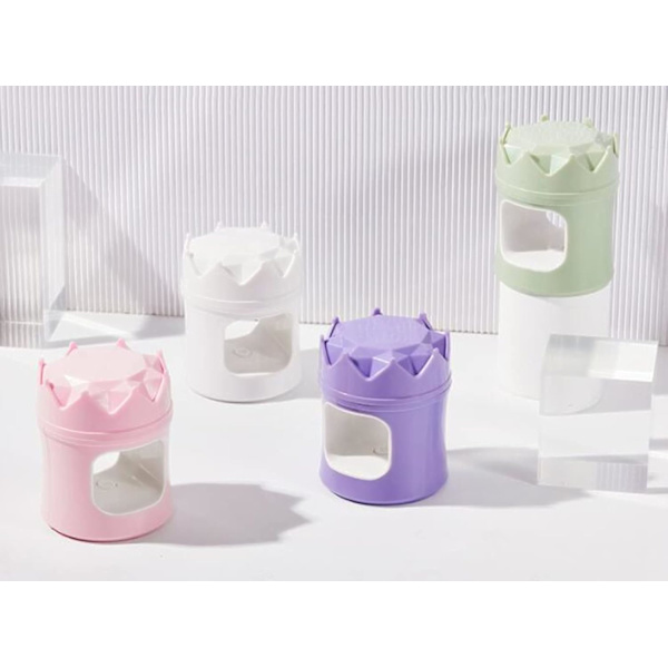 Mini Nagellampa Gel UV Ljus Bärbar Nagellamp Nagel Torkare Nagelkonst med Laddningstyp C för Salong Hem DIY Manikyr 6 LED-ficklampa, Lila