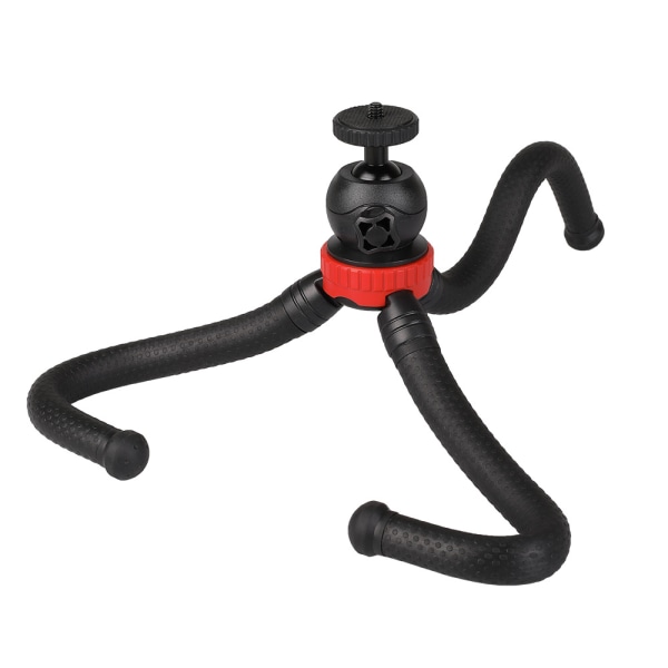 Telefonstativ, fleksibel Mini Selfie Stick-stativ med trådløs fjernkontroll, 360° roterende bærbart kamerastativstativ
