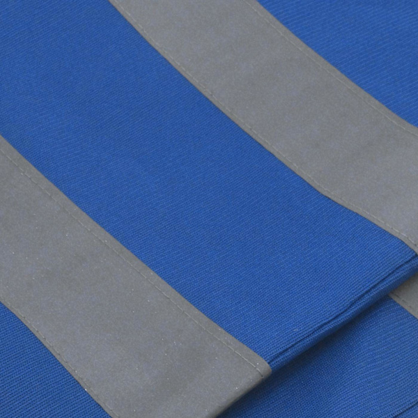Vuxen Hållbar Säkerhets Fluorescerande Väst Jacka, Hög Synlighet Ärmlös Reflekterande Fluorescerande Grå (10 st) Blue