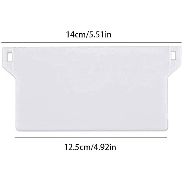 10-pakning blindvektplate vekt vertikal blind blind vertikal lamell 127mm hvite reservedeler
