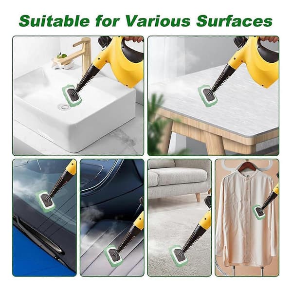 5 vaskbare mikrofiberputer for Black & Decker dampmopper -tt
