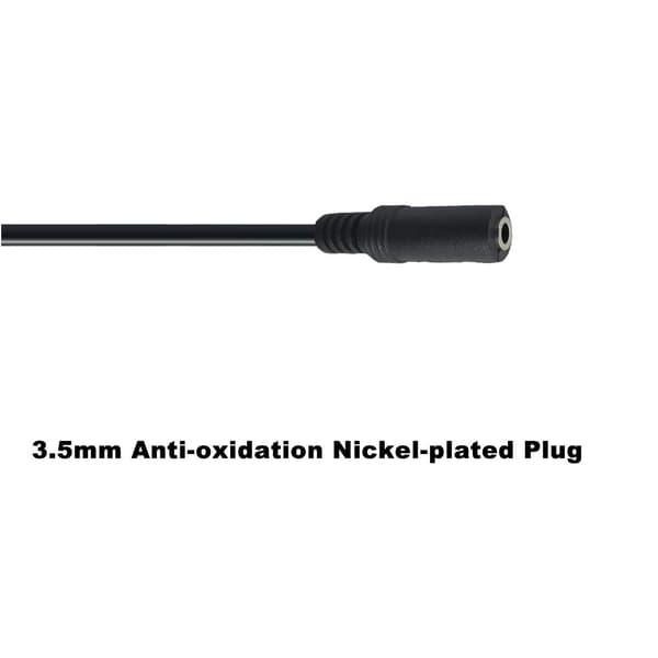 6ft 3,5 mm Stereo Hun-til-2-Han Y-Splitter Lydkabel