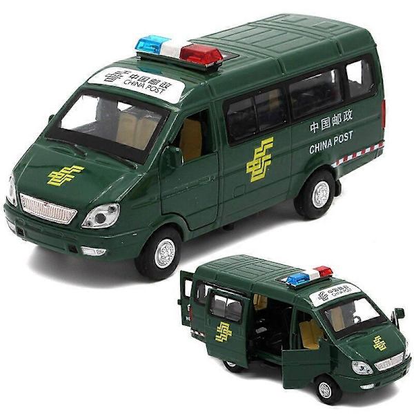 Uusi seosvetävä 1:32 ambulanssipakettiauto, pelastusajoneuvolelut, lasten pakettiautolelut, simulaatioääni ja valo Leikkiautot green