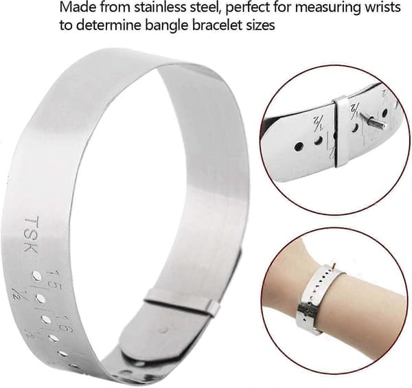 Armbåndsmålerverktøy, for måling av håndleddsmykker