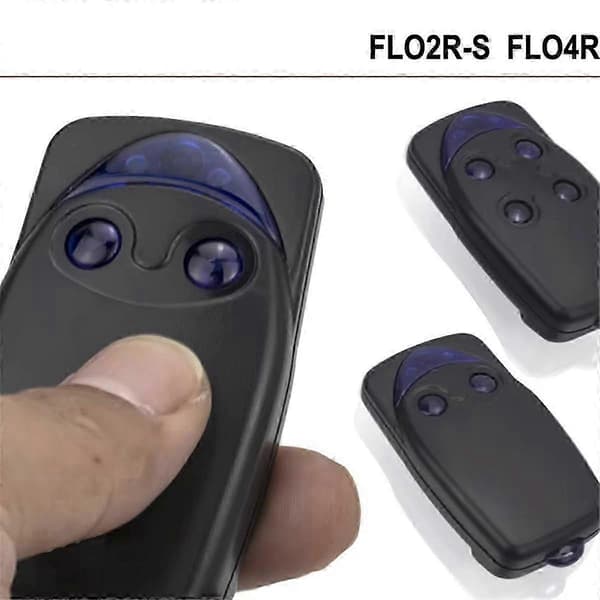 FLO2R-S 433MHz Rullende Kode Garasjeportfjernkontroll FLO2R-S Portfjernkontroll Flor-2
