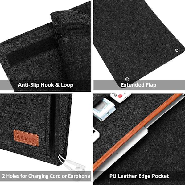 Sofa Armrest Organizer med 6 Lommer, Seng Bag Anti-Slip Oppbevaringspose for Bok, Magasiner, Mobiltelefon, Fjernkontroll