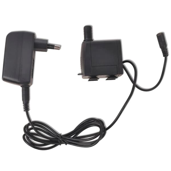 vidaXL sisäsuihkulähde LED-valolla, polyresiini gray grå