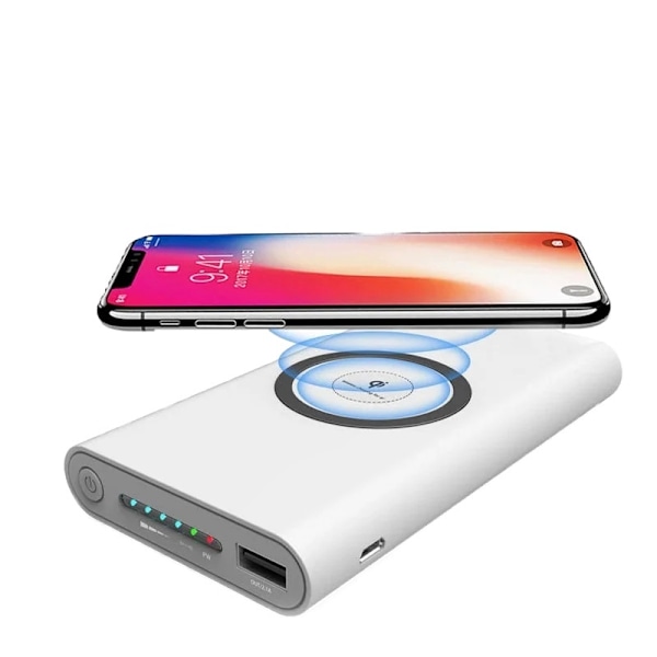 Xilecaly Portabel Power Charger Trådlös Snabbladdning Litiumjonbatteri