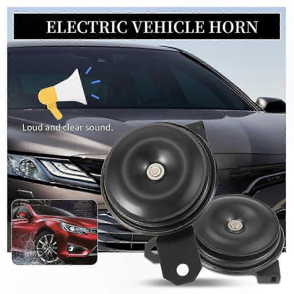2 stk. 12V Universal Horn Kompatibel med Flere Bilmodeller