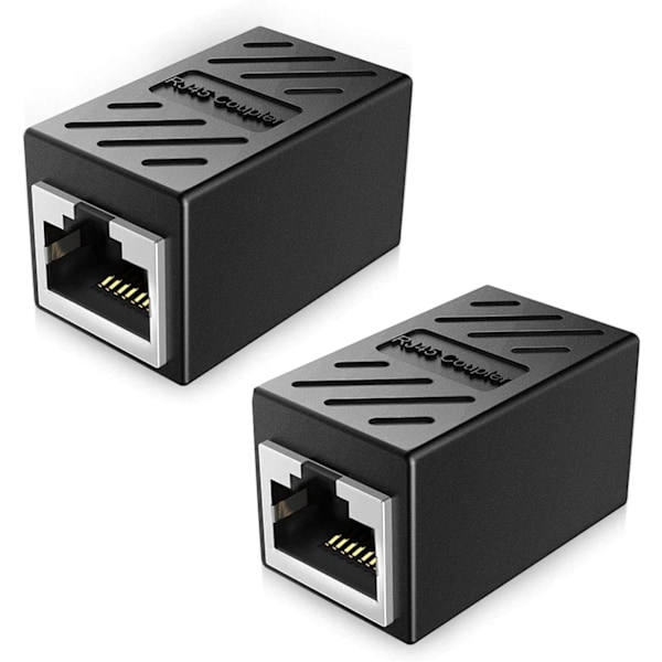 RJ45-kobling, skjermet Ethernet-kobling, 8P8C LAN-kobling, ideell Ethernet-forlengelsesadapter (CAT5/CAT5e/CAT6)