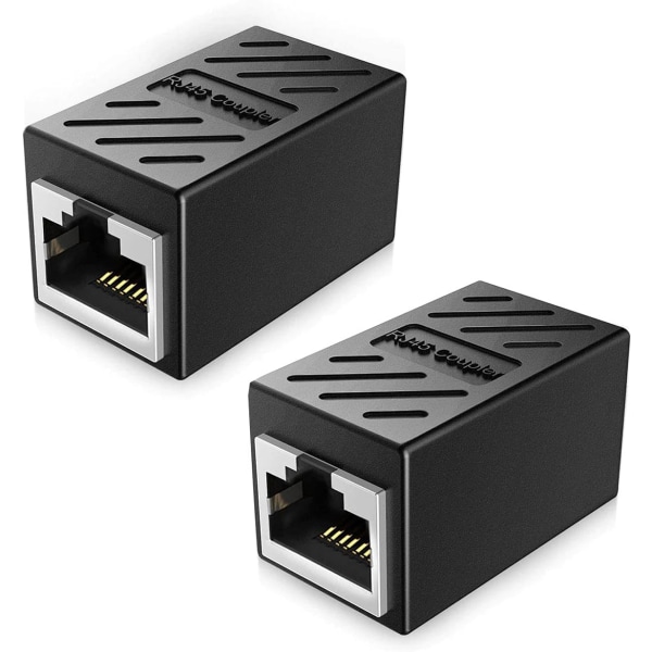 RJ45-liitin, suojattu Ethernet-liitin, 8P8C LAN-liitin, ihanteellinen Ethernet-jatkosovitin (CAT5/CAT5e/CAT6)