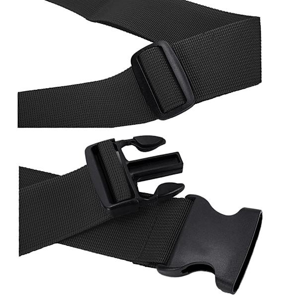 4-pack gröna resväskor, bagageremmar, bagageremmar, bagageremmar för resväskor black