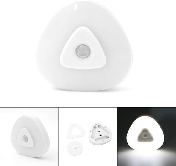 LED Natlampe til skab, sensor til hjemmet, infrarød bevægelsessensor, trappebelysning, dekoration, campinglys, loftslampe