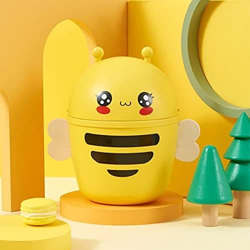Mini skrivebordsbøtte med lokk lIttle Bee