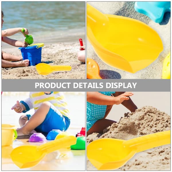 Set med Plast Sandspadar för Barn, Perfekt för Strand, Plantering, Trädgårdsarbete, Grävning, Sandlåda och Leksaker