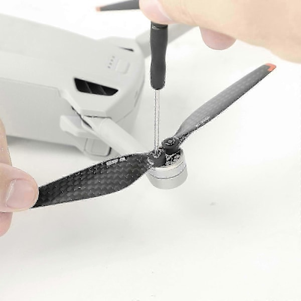 DJI Mini 3 Pro/4 Pro Karbonfiberpropeller - Stille Støyreduksjon Erstatningsblader for Drone.