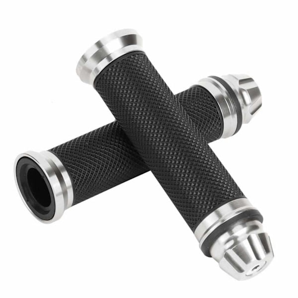 Styrgreb - Motorcykelstyr, Motorcykel CNC Aluminium Gummi Styrgreb Styr End Thruster Greb