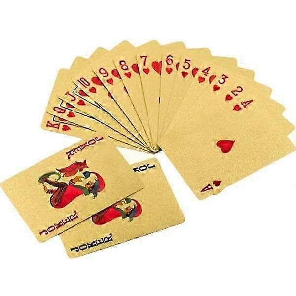 Korttipakka - Pelikortit - Pokeri - Kulta