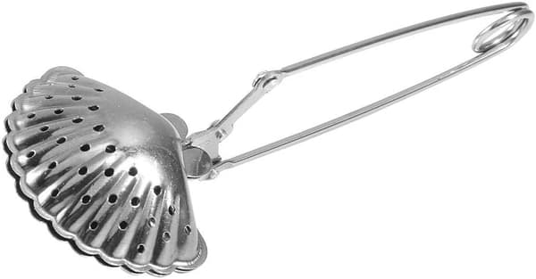 Rustfrit stål lang håndtag Løs blad te tang, tekande, pincet, si, til te, kaffe, krydderier og krydderier te filter