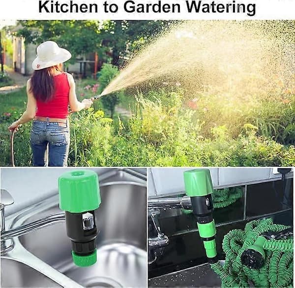 1 st Trädgård Kök Vattenslang Koppling Adapter Verktyg