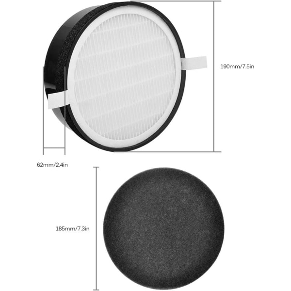 Reservefilter for Levoit luftrenser LV-H132 1pc