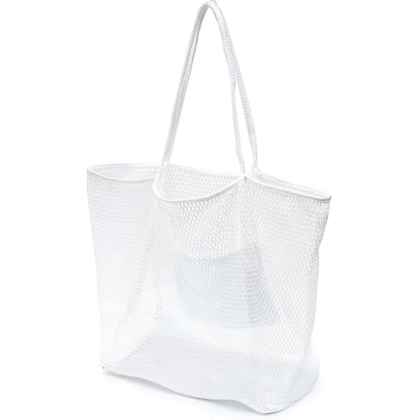 Mesh Strandtaske, Hvid