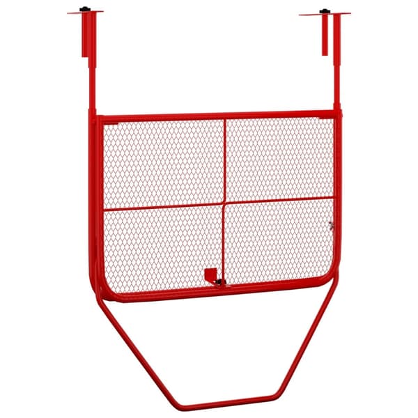 vidaXL parvekepöytä punainen 60x40 cm teräs red Röd