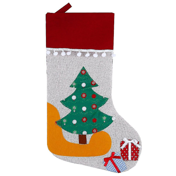 Julstrumpa Dekor Julklappstrumpa Julgodis Presentstrumpa