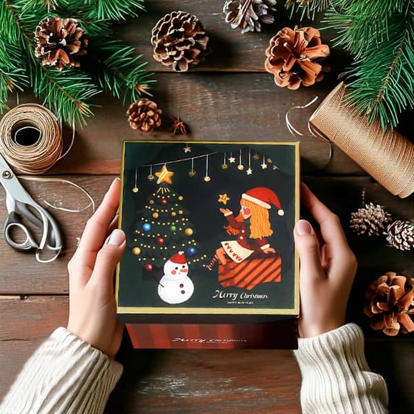 Julgransprydnader Julklappsförpackning Godis Liten Presentförpackning Julklapp Semesterpresentförpackning Present Med Handväska Festlig