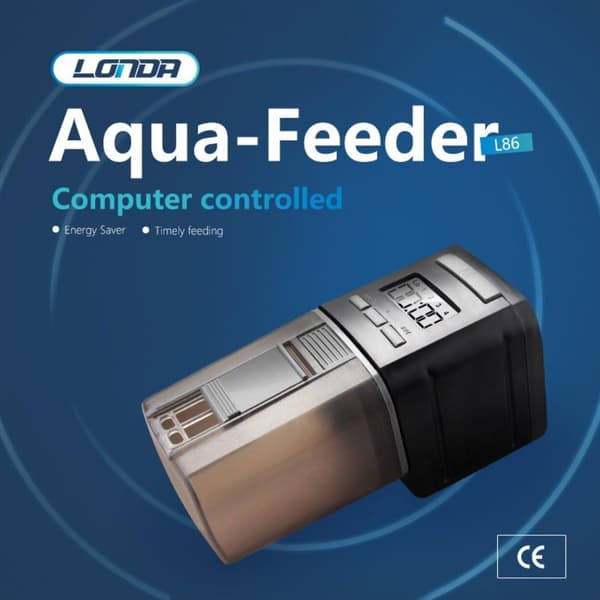 Automatisk akvariefiskefoder med automatisk timer til fiskefoder til akvarier