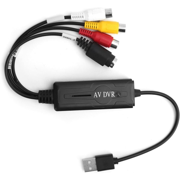 USB 2.0 -videodigitaalimuunnin, audio-videokaappauskorttisovitin NTSC/PAL/SECAMille, tukee WIN10:tä