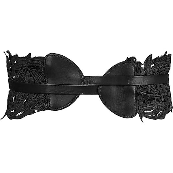 Kvindernes Blonde Brede Talje Bælte Wrap Around Bælter Bowknot