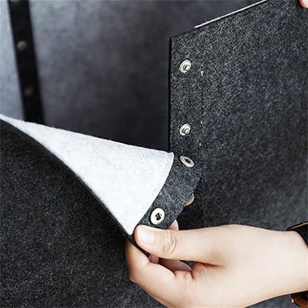 Filtopbevaringskurv med åbne knapper Dark Gray