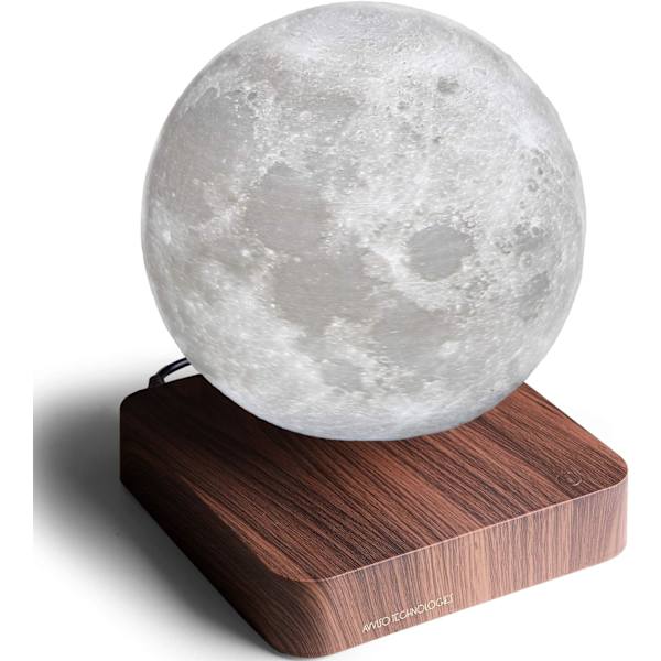 Levitating Moon Lamp - Flytande och snurrande månljus som snurrar i luften - Nattlampa för kontor, hem, rumsdekor