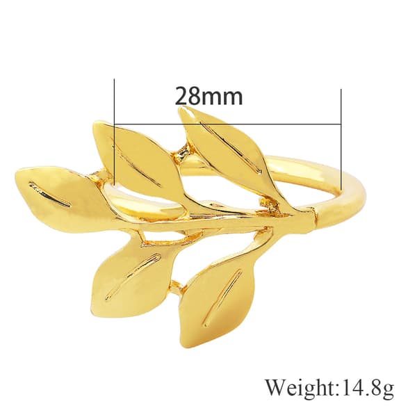 12 Servietringe Gold 12pc