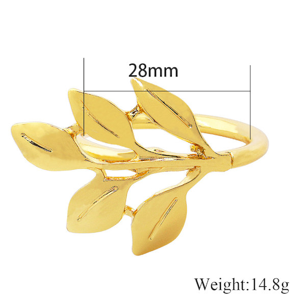 6 st servettringar Gold 6pc